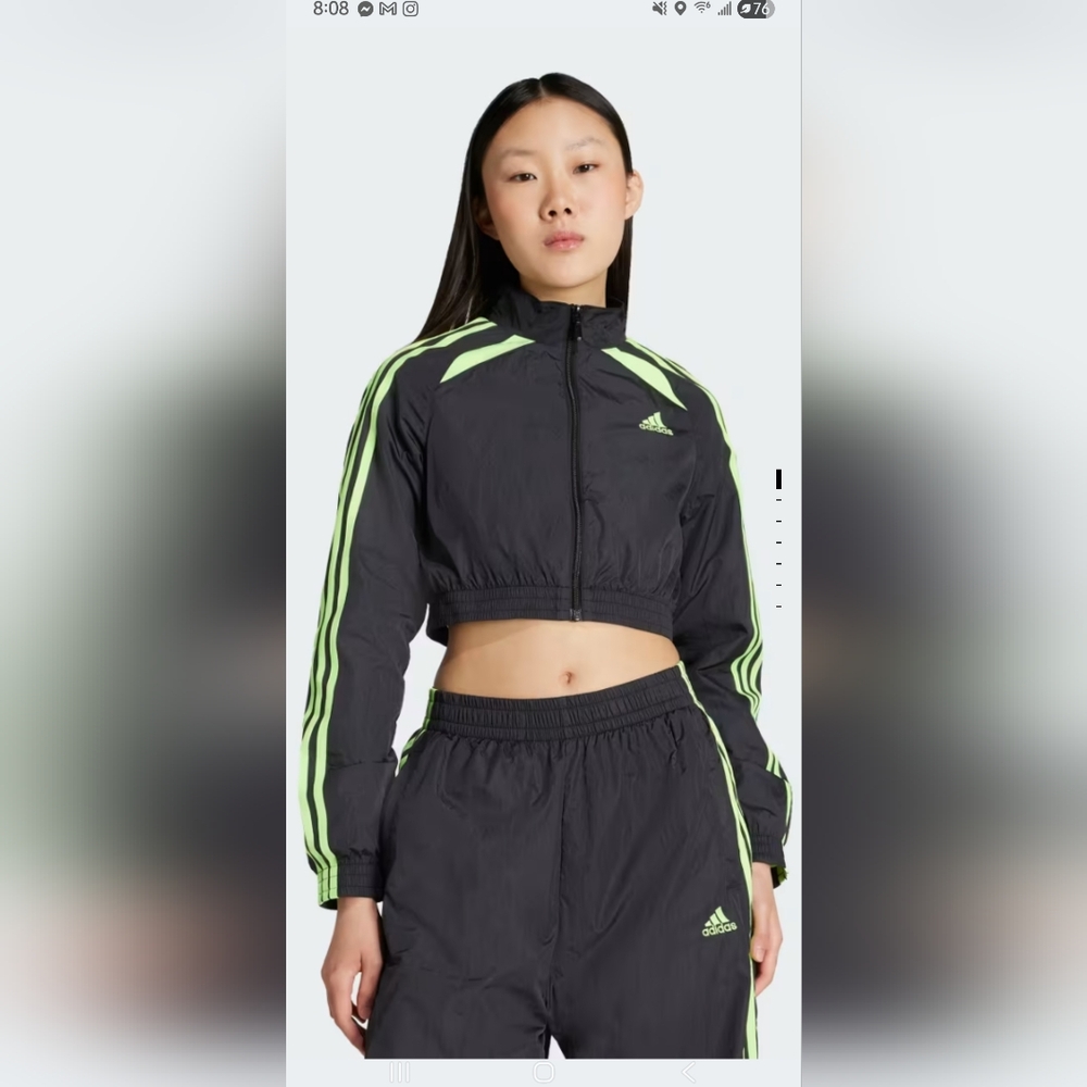 Teamgeist Adicolor Cropped Track Jacket Size XL